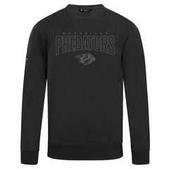 NHL Black Nashville Predators Levelwear Zane Darkmoon Pullover Sweatshirt