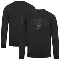 NHL Black St. Louis Blues Levelwear Zane Darkmoon Pullover Sweatshirt