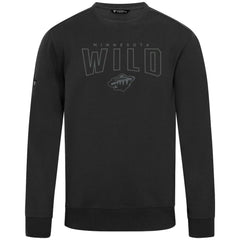 NHL Black Minnesota Wild Levelwear Zane Darkmoon Pullover Sweatshirt