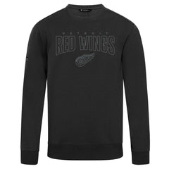 NHL Black Detroit Red Wings Levelwear Zane Darkmoon Pullover Sweatshirt