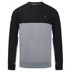 NHL Black/Gray Philadelphia Flyers Levelwear Legacy Nightfall Pullover Sweatshirt