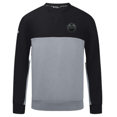 NHL Black/Gray Edmonton Oilers Levelwear Legacy Nightfall Pullover Sweatshirt