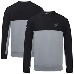 NHL Black/Gray Pittsburgh Penguins Levelwear Legacy Nightfall Pullover Sweatshirt