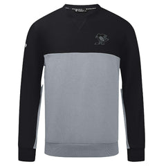 NHL Black/Gray Pittsburgh Penguins Levelwear Legacy Nightfall Pullover Sweatshirt