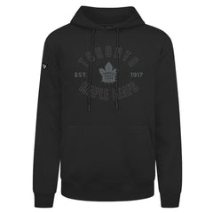 NHL Black Toronto Maple Leafs Levelwear Podium Abyssal Pullover Hoodie