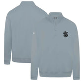 NHL Gray Seattle Kraken Levelwear Murray Nightfall Quarter-Zip Jacket