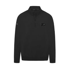 NHL Black Philadelphia Flyers Levelwear Murray Nightfall Quarter-Zip Jacket