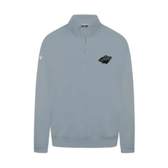 NHL Gray Minnesota Wild Levelwear Murray Nightfall Quarter-Zip Jacket