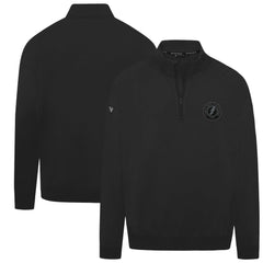 NHL Black Tampa Bay Lightning Levelwear Murray Nightfall Quarter-Zip Jacket