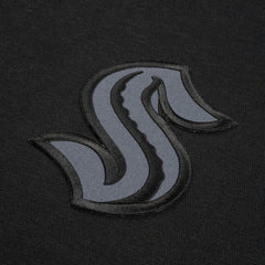 NHL Black Seattle Kraken Levelwear Murray Nightfall Quarter-Zip Jacket