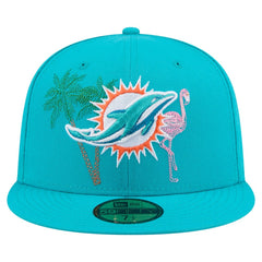 State Stitch 59FIFTY Fitted Hat - Miami Dolphins