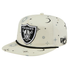 Celestial Golfer Snapback Hat - Las Vegas Raiders