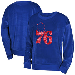 NBA Philadelphia 76ers Outerstuff Youth Girls Step Back Sweatshirt