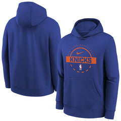 NBA New York Knicks Youth 2025/26 Club Fleece Practice Hoodie