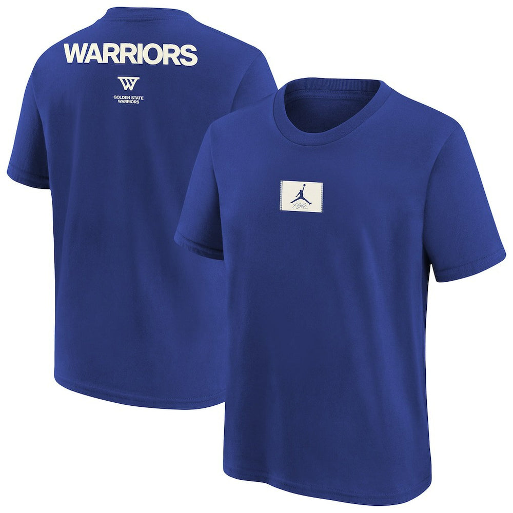 NBA Golden State Warriors Jordan Brand Youth Courtside Statement 85 T-Shirt sale