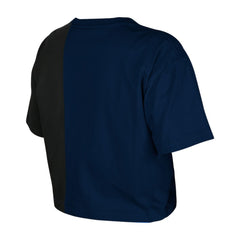 MLB Boston Red Sox New Era Women's Upcycled Colorblocked Boxy Cropped T-Shirt