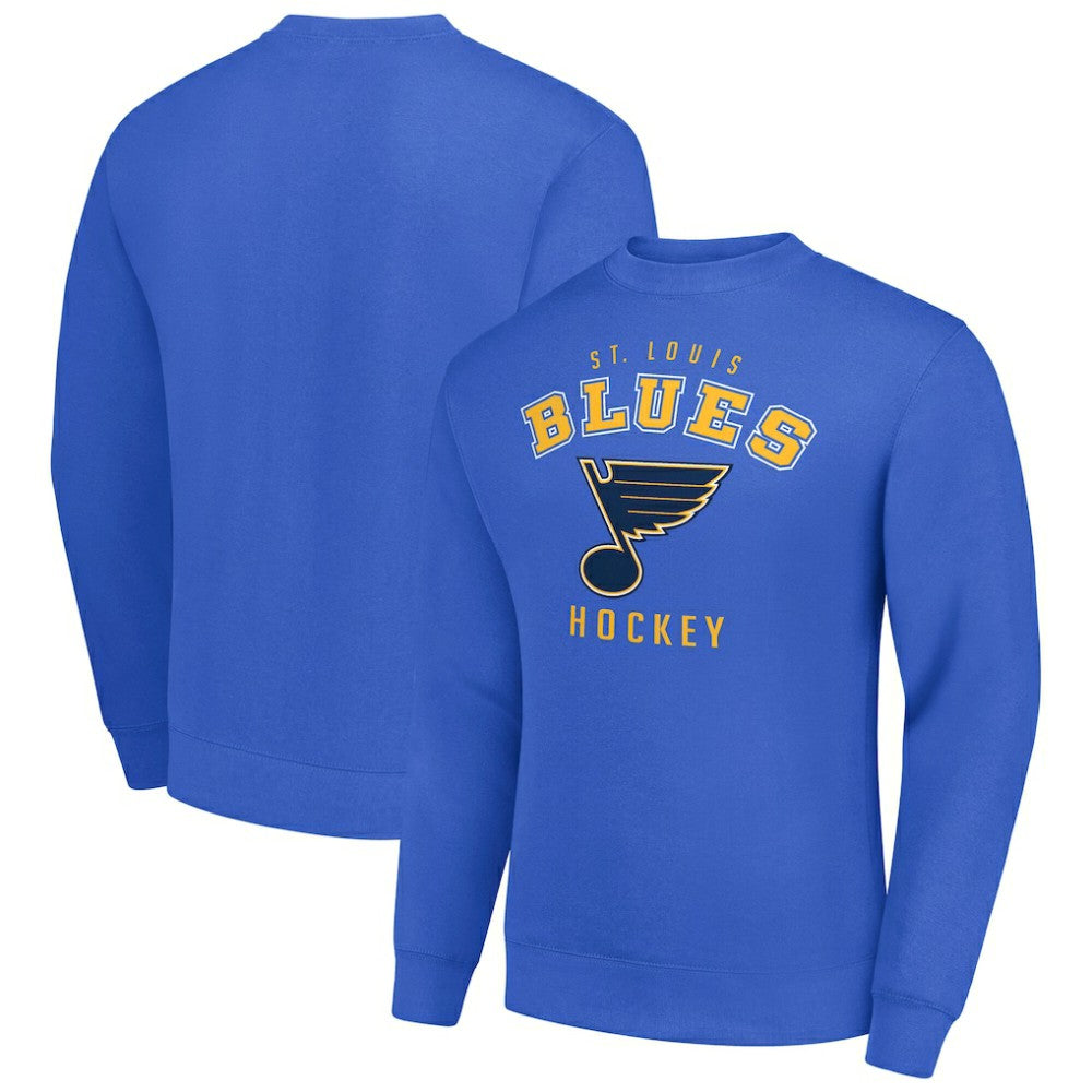 NHL Blue St. Louis Blues Men's Starter Team Logo Fleece Pullover Sweatshirt