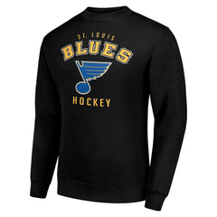 NHL Black St. Louis Blues Men's Starter Team Logo Fleece Pullover Sweatshirt