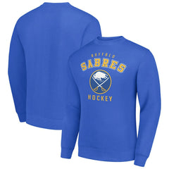 NHL Royal Buffalo Sabres Men's Starter Team Logo Fleece Pullover Sweatshirt