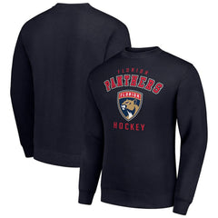 NHL Navy Florida Panthers Men's Starter Team Logo Fleece Pullover Sweatshirt