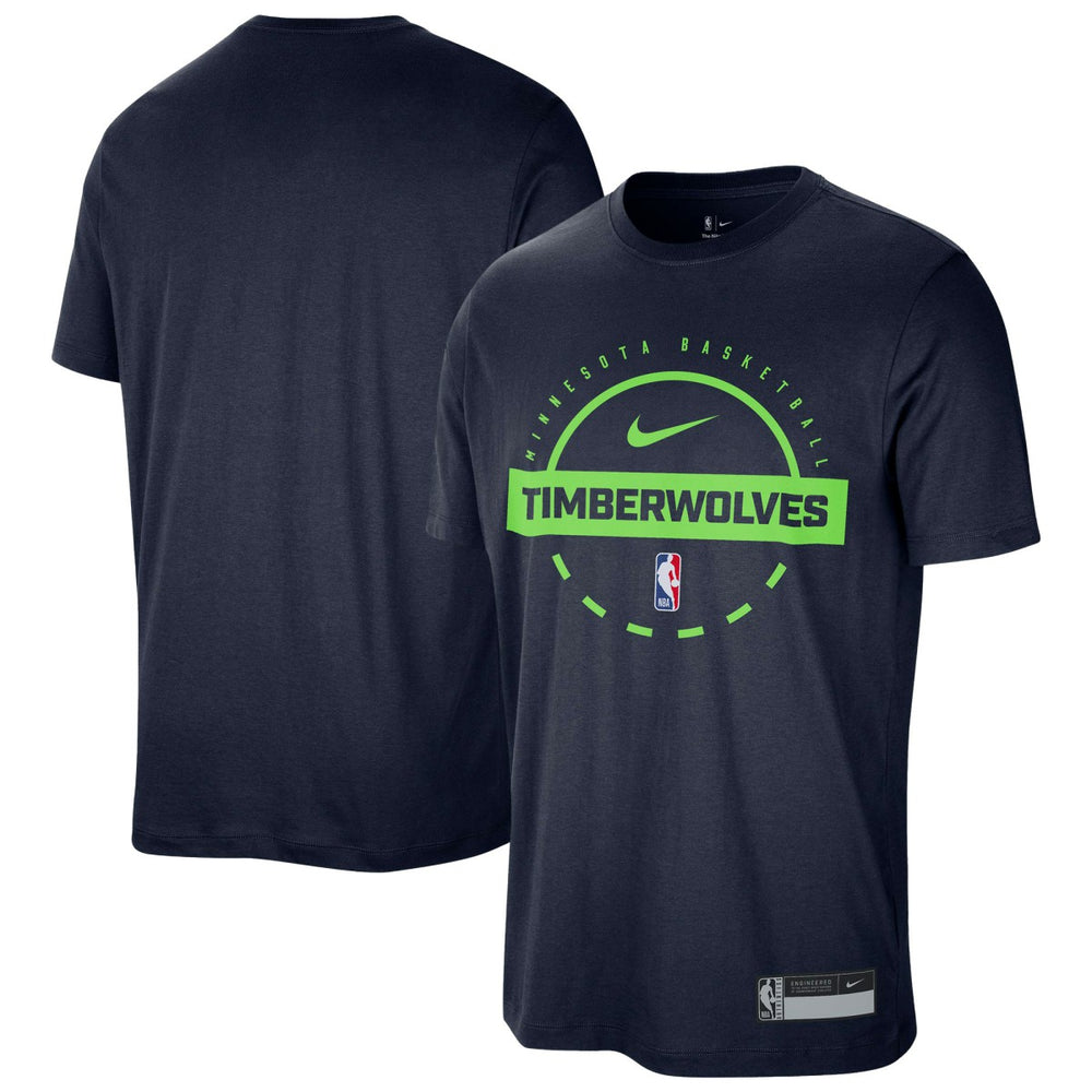 NBA Minnesota Timberwolves 2025/26 On-Court Flare Performance Practice T-Shirt