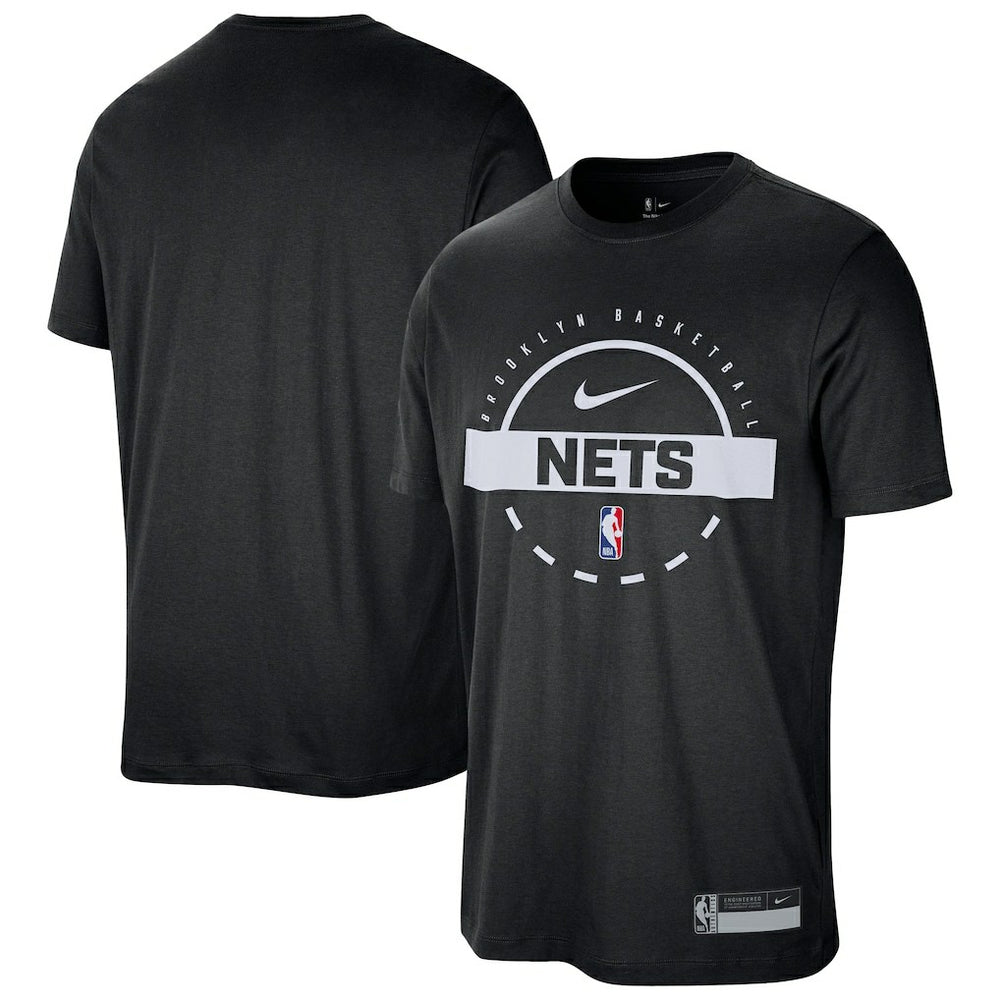 NBA Brooklyn Nets 2025/26 On-Court Flare Performance Practice T-Shirt