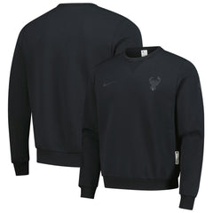 NBA Milwaukee Bucks Authentic Standard Issue Travel Dri-FIT Sweatshirt
