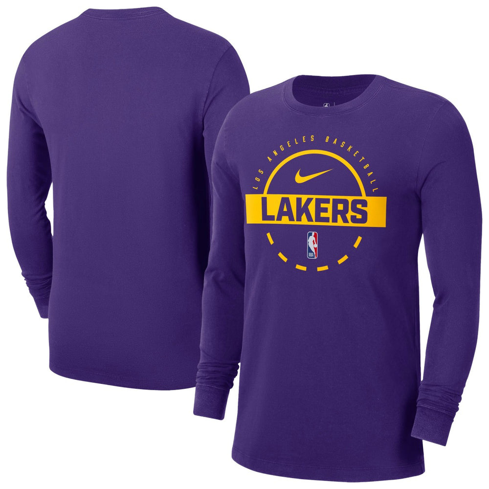 NBA Los Angeles Lakers Authentic Long Sleeve Practice T-Shirt