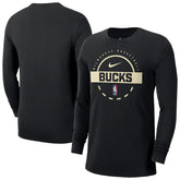 NBA Milwaukee Bucks Authentic Long Sleeve Practice T-Shirt