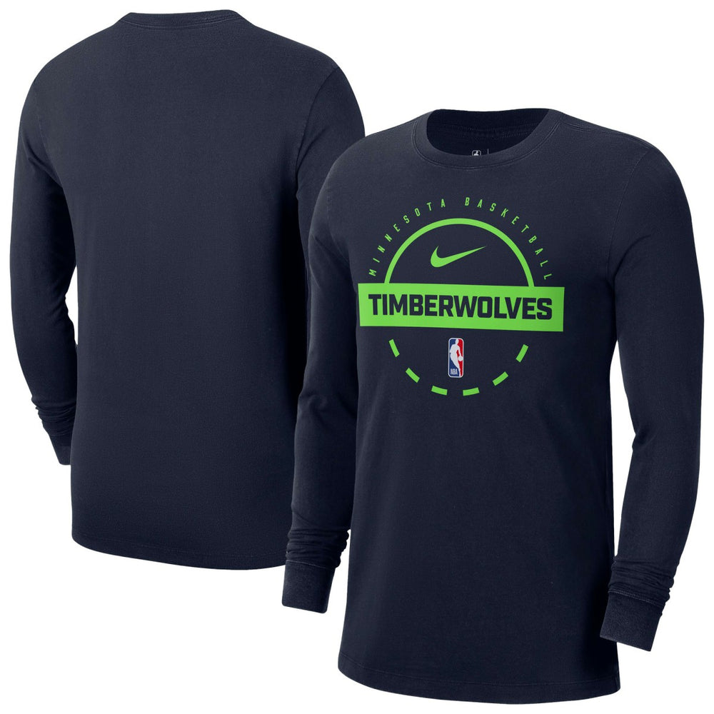 NBA Minnesota Timberwolves Authentic Long Sleeve Practice T-Shirt
