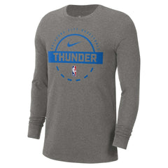NBA Oklahoma City Thunder Authentic Long Sleeve Practice T-Shirt