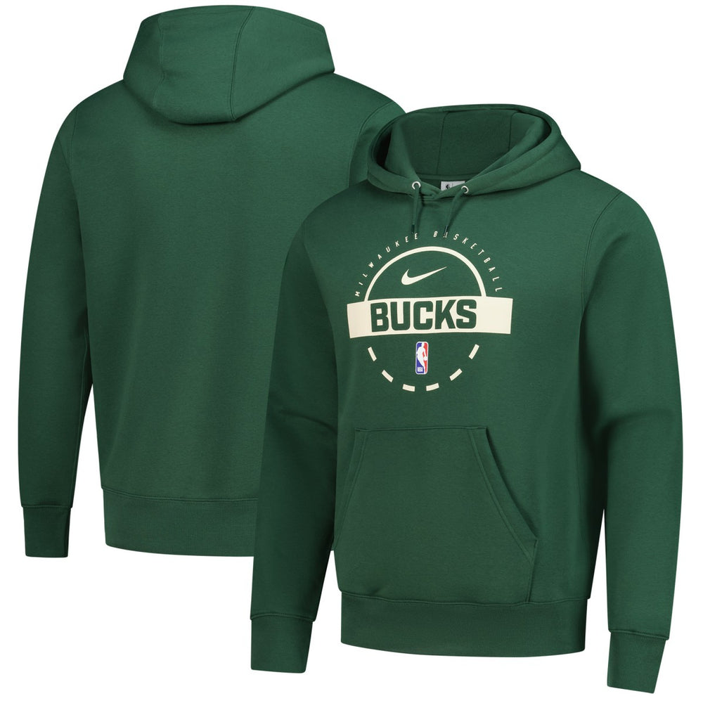 NBA Milwaukee Bucks 2025/26 Authentic Practice Club Pullover Hoodie