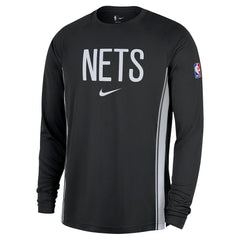 NBA Brooklyn Nets 2025/26 Authentic Pre-Game Legend Dri-FIT Long Sleeve Shooting Shirt