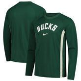 NBA Milwaukee Bucks 2025/26 Authentic Pre-Game Legend Dri-FIT Long Sleeve Shooting Shirt