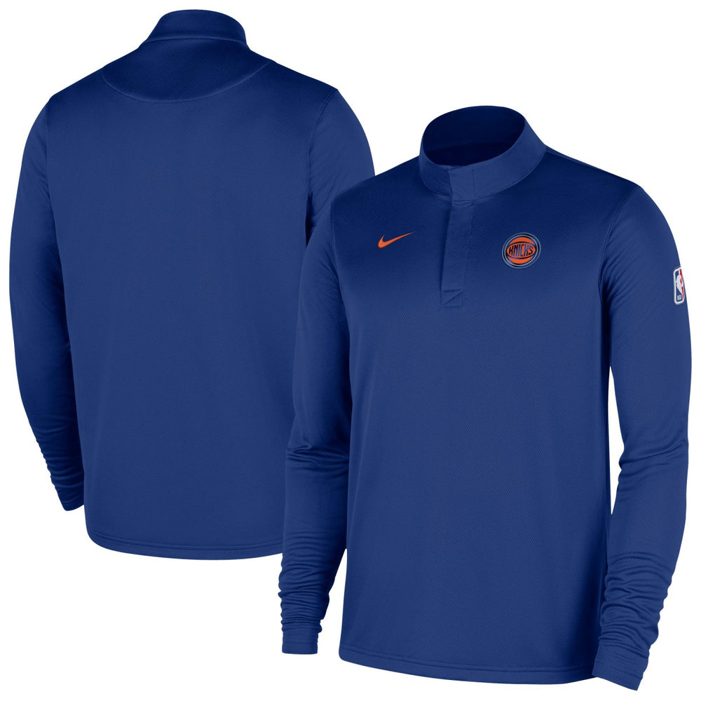 NBA New York Knicks 2025/26 Authentic Coaches Quarter-Zip Dri-Fit Top
