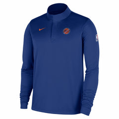 NBA New York Knicks 2025/26 Authentic Coaches Quarter-Zip Dri-Fit Top