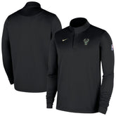 NBA Milwaukee Bucks 2025/26 Authentic Coaches Quarter-Zip Dri-Fit Top