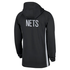 NBA Brooklyn Nets Authentic On Court Zone Quarter-Zip Dri-FIT Hoodie Jacket