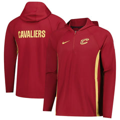 NBA Cleveland Cavaliers Authentic On Court Zone Quarter-Zip Dri-FIT Hoodie Jacket sale