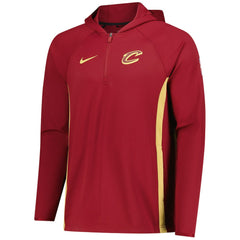 NBA Cleveland Cavaliers Authentic On Court Zone Quarter-Zip Dri-FIT Hoodie Jacket sale