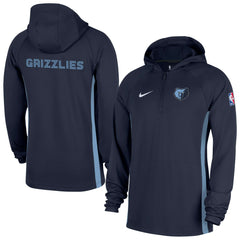 NBA Memphis Grizzlies Authentic On Court Zone Quarter-Zip Dri-FIT Hoodie Jacket