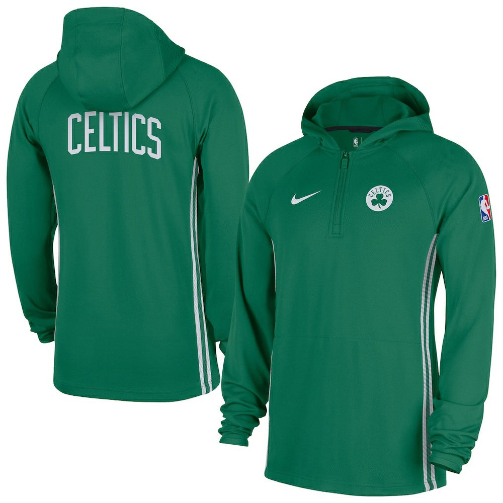 NBA Boston Celtics Authentic On Court Zone Quarter-Zip Dri-FIT Hoodie Jacket