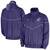 NBA Phoenix Suns Courtside Windrunner Woven Half-Zip Hooded Jacket