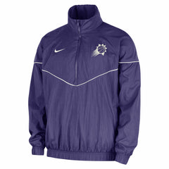 NBA Phoenix Suns Courtside Windrunner Woven Half-Zip Hooded Jacket