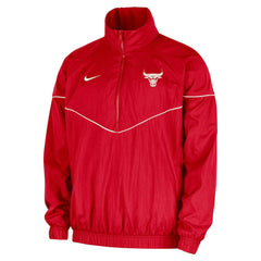 NBA Chicago Bulls Courtside Windrunner Woven Half-Zip Hooded Jacket