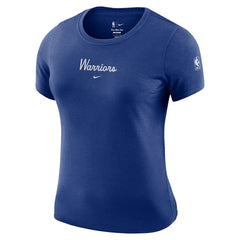 NBA Golden State Warriors Women's Courtside Modest Cropped Tri-Blend T-Shirt sale