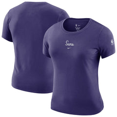NBA Phoenix Suns Women's Courtside Modest Cropped Tri-Blend T-Shirt