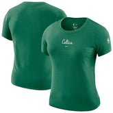 NBA Boston Celtics Women's Courtside Modest Cropped Tri-Blend T-Shirt