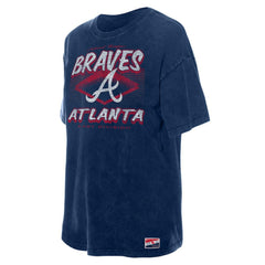 MLB Atlanta Braves New Era Women's Mineral Wash Oversized T-Shirt