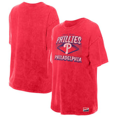 MLB Philadelphia Phillies New Era Women's Mineral Wash Oversized T-Shirt